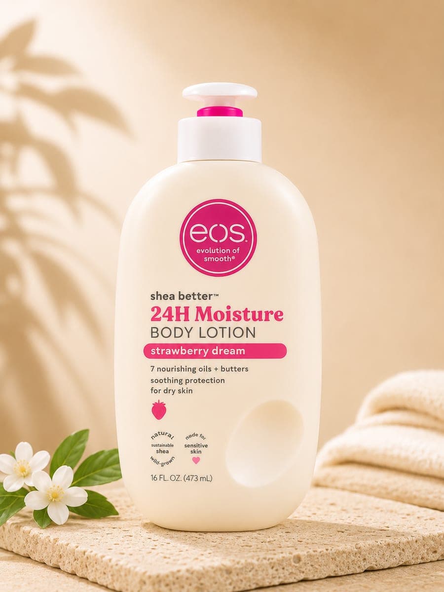 eos Shea Better 24H Moisture Body Lotion - Strawberry Dream