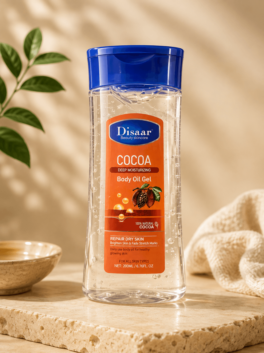 Disaar Cocoa Body Oil Gel