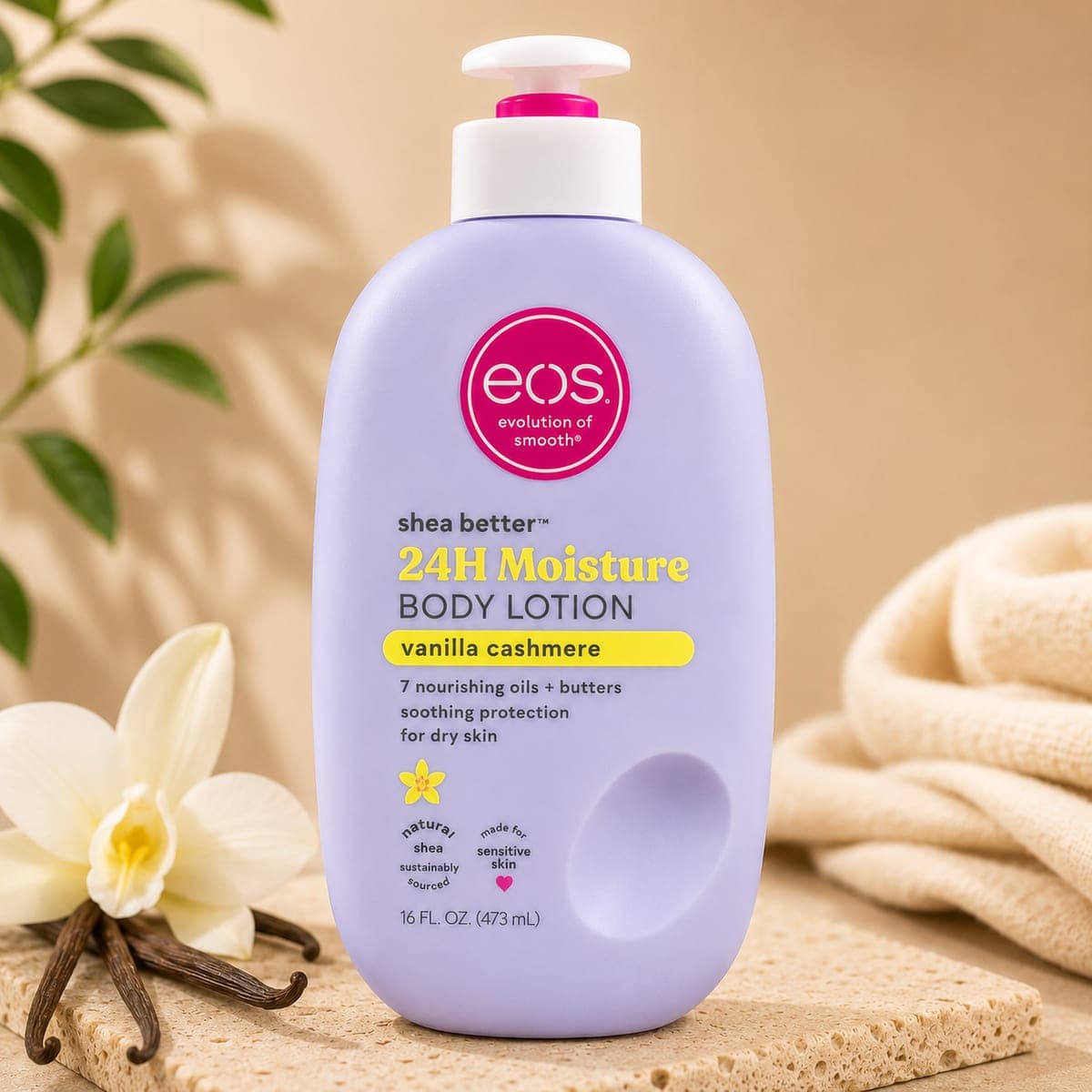 eos Shea Better 24H Moisture Body Lotion - Vanilla Cashmere