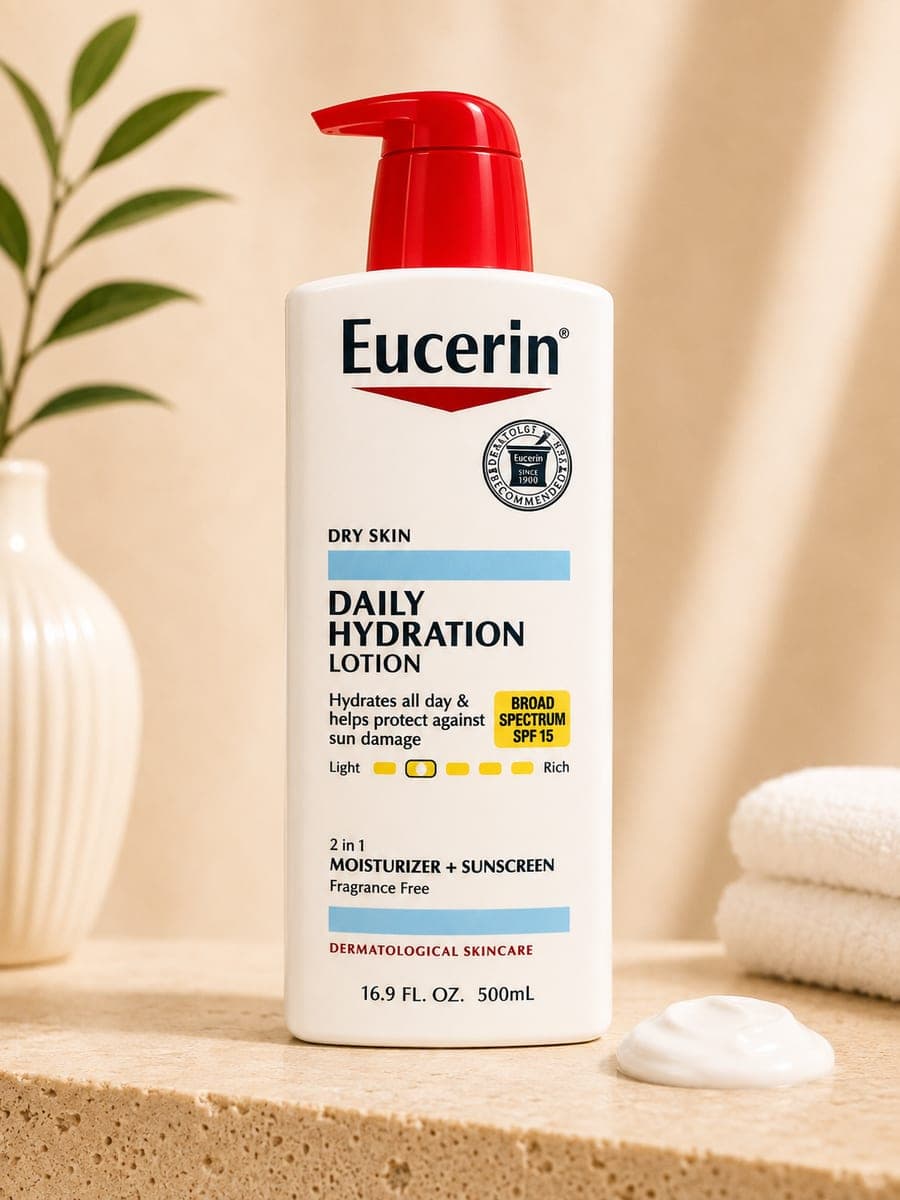 Eucerin Daily Hydration Body Lotion Broad Spectrum SPF 15