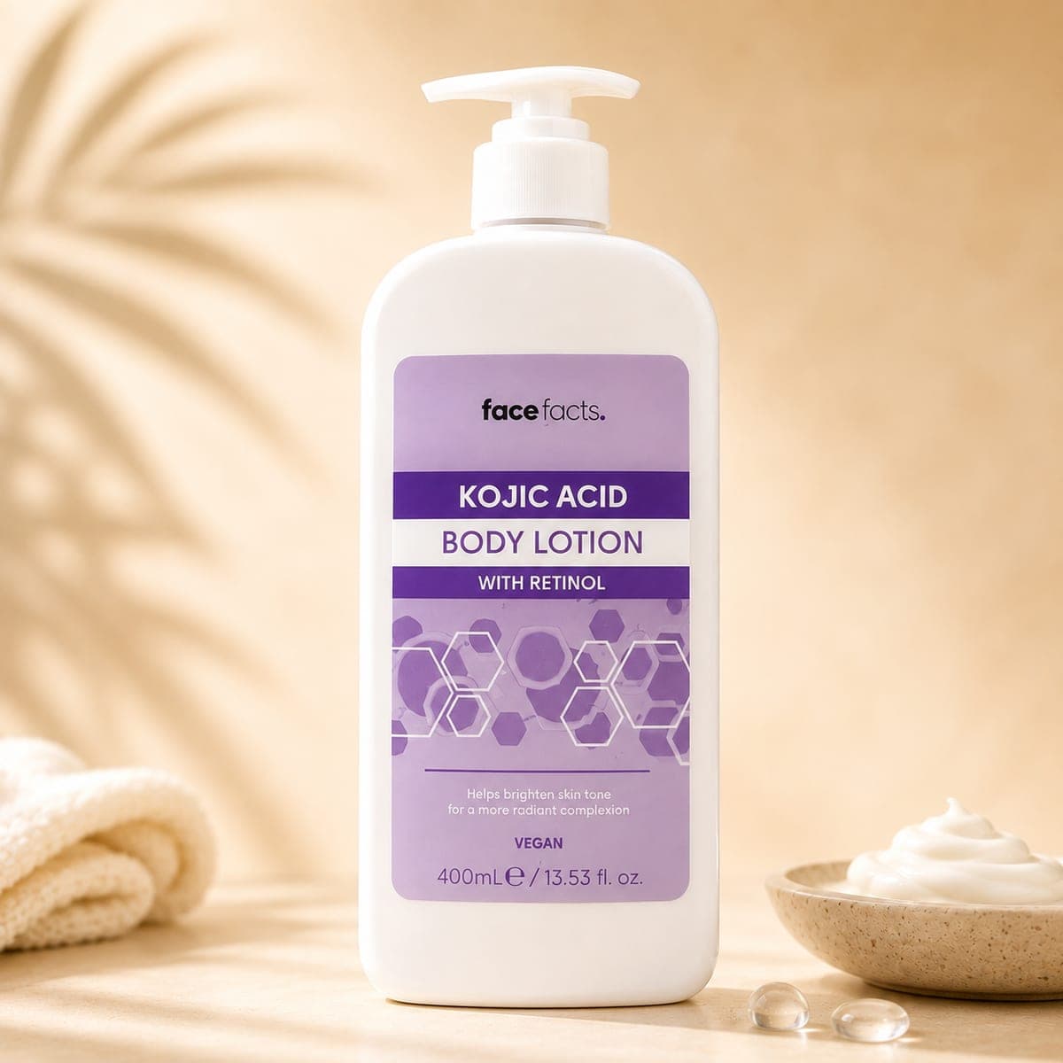 Face Facts Kojic Acid Body Lotion with Retinol