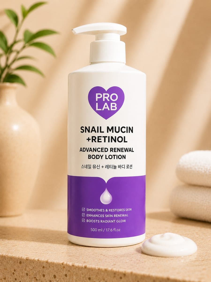 PRO LAB Snail Mucin + Retinol Advanced Renewal Body Lotion